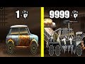 Max level monster car evolution all cars unlocked max level speed  power in zombie hill