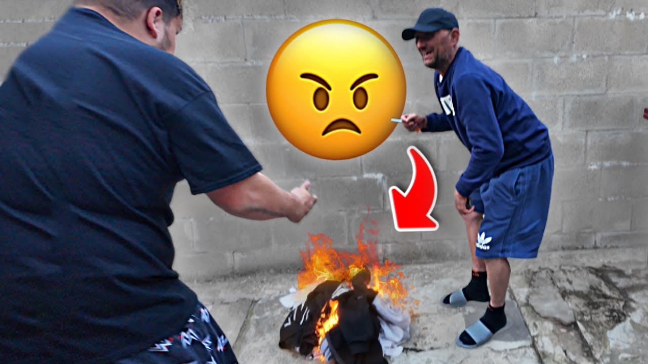 TATA  ZAPALIL BEDAKADOM VECI (PRANK)