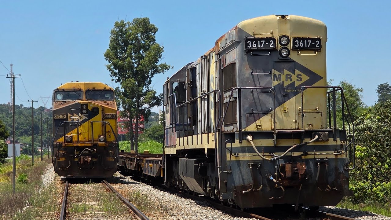 Railfanning de 20 minutos de trens passando pelo KM456 do Ramal SP assista aí 