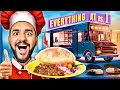 I Spent 24 Hours in a CARAVAN &amp; Opened a FREE Restaurant !!
