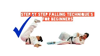 timd fundamental basic of falling techniques | back fall | front fall | side fall