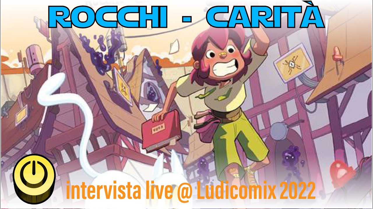 Marco Rocchi Quattro Chiacchere con Marco Rocchi e Francesca Carità al Ludicomix ...
