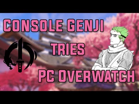 Console Genji plays PC Overwatch (Overwatch)