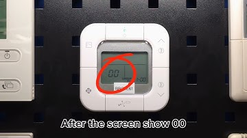 How to check Daikin VRV error code history using wired controller BRC2E61