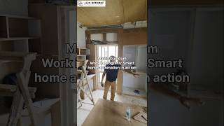 Smart Home Automation in Progress 🚀 | Interior Work Update #beforeandafter #homedecor #marlin