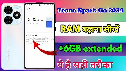 how to increase ram in tecno spark go 2024, tecno spark go 2024 me ram kaise badhaye