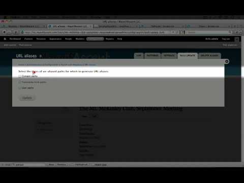 51. How to update URL aliases after a pattern change with Pathauto (a Drupal how-to)