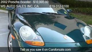 2002 Porsche Boxster Spyder - for sale in EL CAJON , CA 9202