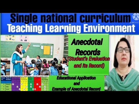 What is Anecdotal Record?It&rsquo;s Educational Application...Educational Tips/Strategies by Dr.Lubna