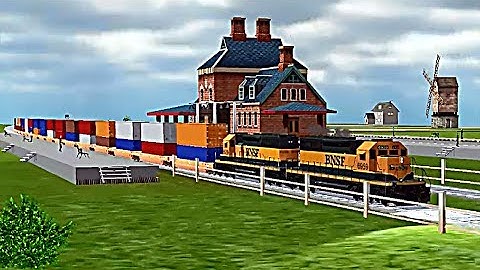 Train Sim - Southern England Using EMD SD40-1 - Simulasi Kereta Api