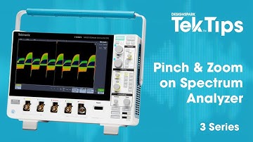 TekTips: Pinch & Zoom on Spectrum Analyzer