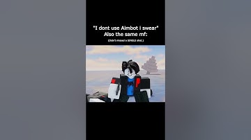Bro is using AIMBOT😭😭 #roblox #animation #moonanimator  #shorts