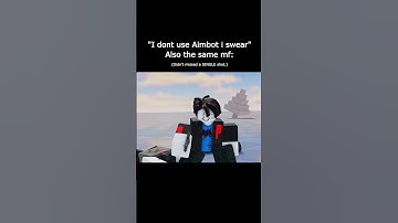 Bro is using AIMBOT😭😭 #roblox #animation #moonanimator  #shorts