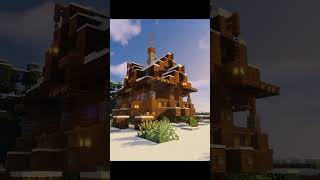 #minecraftstarterhouse  winter cabin  #tutorial ☃️