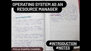 PART 3:: operating system as an resource manager  #introduction #notes