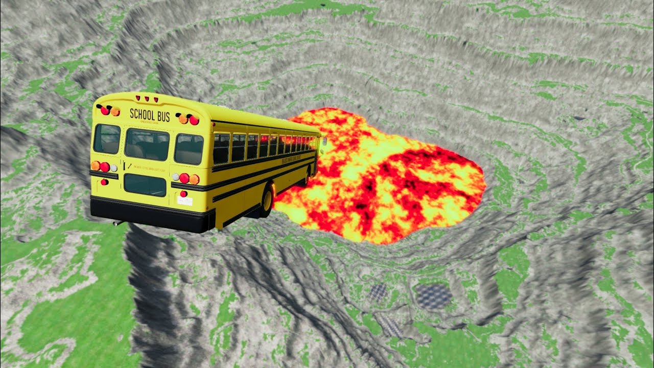 BeamNG.Drive - Leap Of Death Car Jumps and Falls Crashes #13