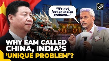 EAM Jaishankar calls China, India’s ‘unique problem’ at ET World Leaders Forum