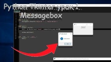 python tkinter hello world | урок 1