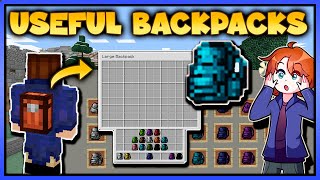 SIMPLE, OP, AND PRACTICAL BACKPACKS - USEFUL BACKPACKS MOD 1.12.2 - 1.14.4 - 1.15.2 - 1.16.5 - 1.... screenshot 4
