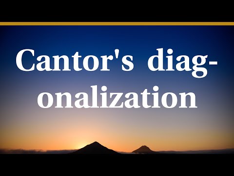 Cantor's diagonalization