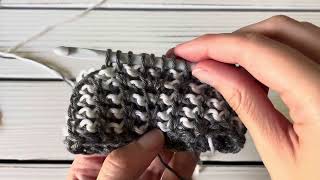 Tunisian Crochet Brioche Round: Increase