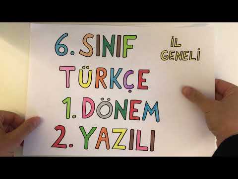 6. Sınıf Türkçe