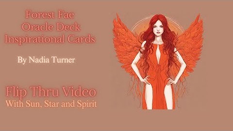 Forest Fae Oracle Deck Inspirational Cards Flip Thru