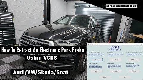 Hoe u een elektronische parkeerrem intrekt met behulp van VCDS - AUDI/VW/SKODA/SEAT
