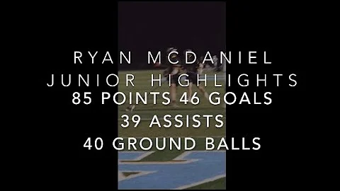 Ryan McDaniel Spring 2022 Junior Highlights