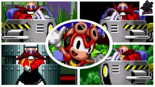 Charmy the Bee in Sonic the Hedgehog 1 (Sonic Rom Hack) All Bosses + Ending (NO DAMAGE)