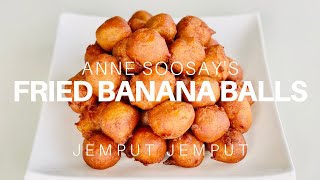 How to make Fried Banana Balls/ Jemput Jemput/ Cekodok Pisang - A delectable teatime favourite!