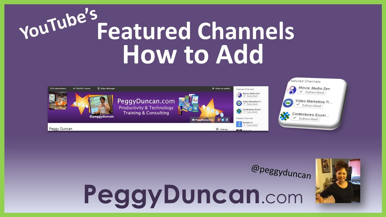 How to Add Featured Channels to Your YouTube Channel (from others ...