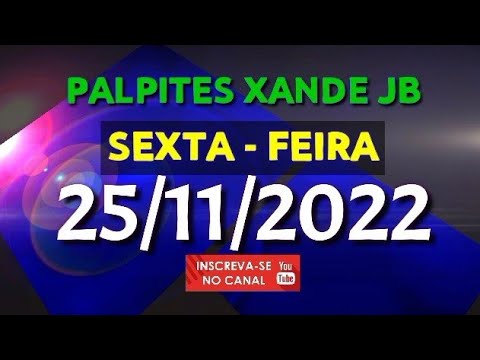 Palpite dia 25/11/2022 – JOGO DO BICHO TODAS AS LOTERIAS