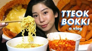 VLOG ▸ trying tteokbokki for the first time