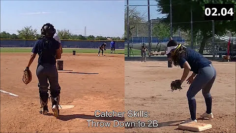 Danielle Falcon Softball Skills Video - 2019 Catcher
