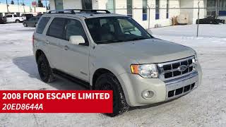 2008 Ford Escape Limited | General Features Quick Tour | Edmonton