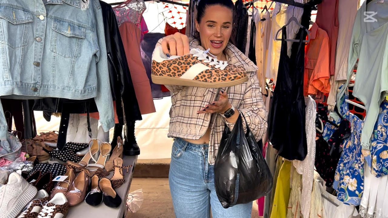 Puras cosas de marca en este tianguis 😱