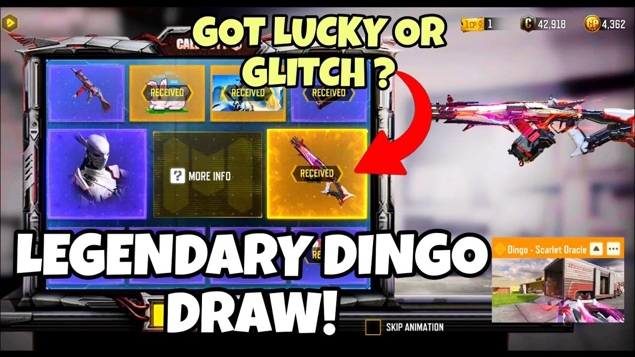 😍Buying Oracle's Tech Draw CODM | Legendary Dingo Scarlet Oracle ...