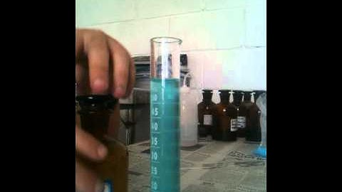 1. The test for Sulphates using Barium Nitrate (aq)