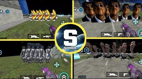 Nextbots in Space,sandbox in space, Tv man ,Skibidi Toilet ,Obunga,@DaFuqBoom