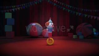 Circus Clown Show Motion Graphics