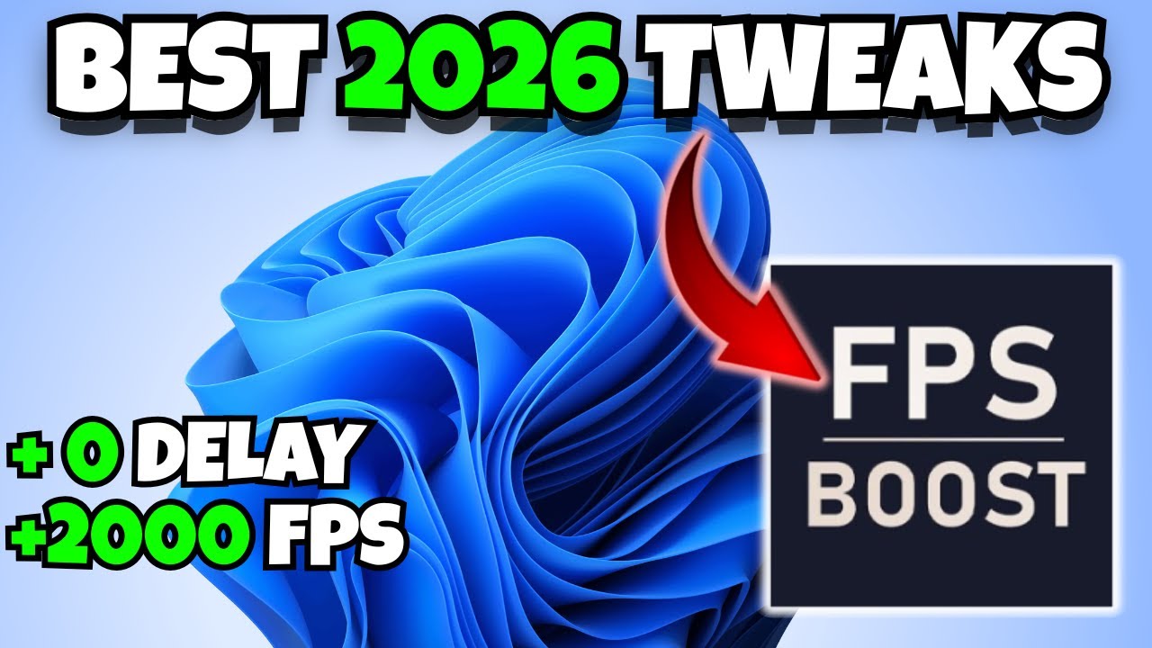Performance Tweaks Best PC Tweaks for MAX Performance in 2026! (Insane FPS Boost) - YouTube