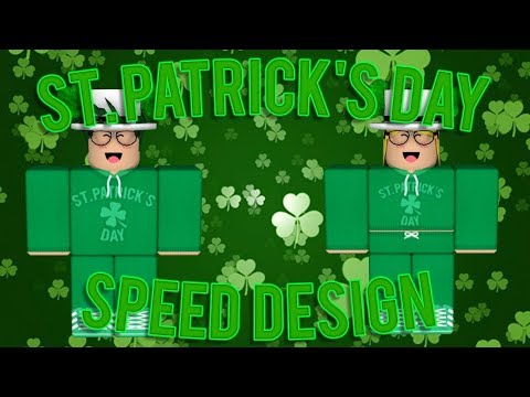 Saint Patrick S Day Boys Girls Speed Design Roblox Youtube - stpatricks day hat roblox