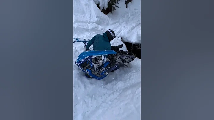 Insane Snowmobile Fail