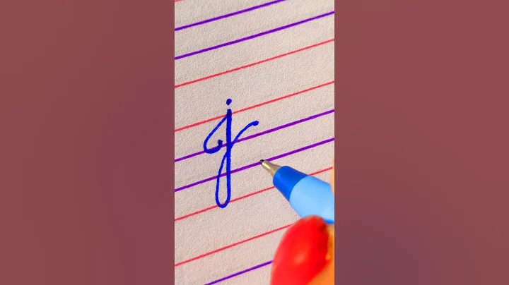 Letter J | Cursive writing #cursivewriting #english #handwriting #trendingshorts