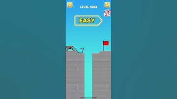 draw bridge puzzle game level 1003 #gaming #drawing #Shorts