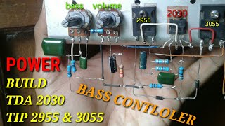 Power Amplifier Tda 2030 With Tip30552955 And B Contloler