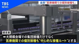 【新型コロナ】「医療機関での個別接種も柱に」自民党提言 近く政府へ申し入れ