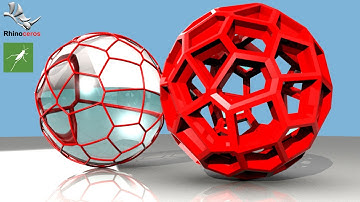 Easy - Grasshopper Tutorial for Beginners | Voronoi Sphere | Rhino