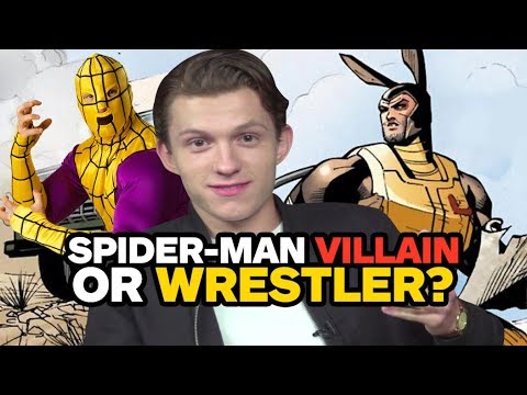Watch Tom Holland Try To Tell Apart Spider-Man Villains From Wrestlers
